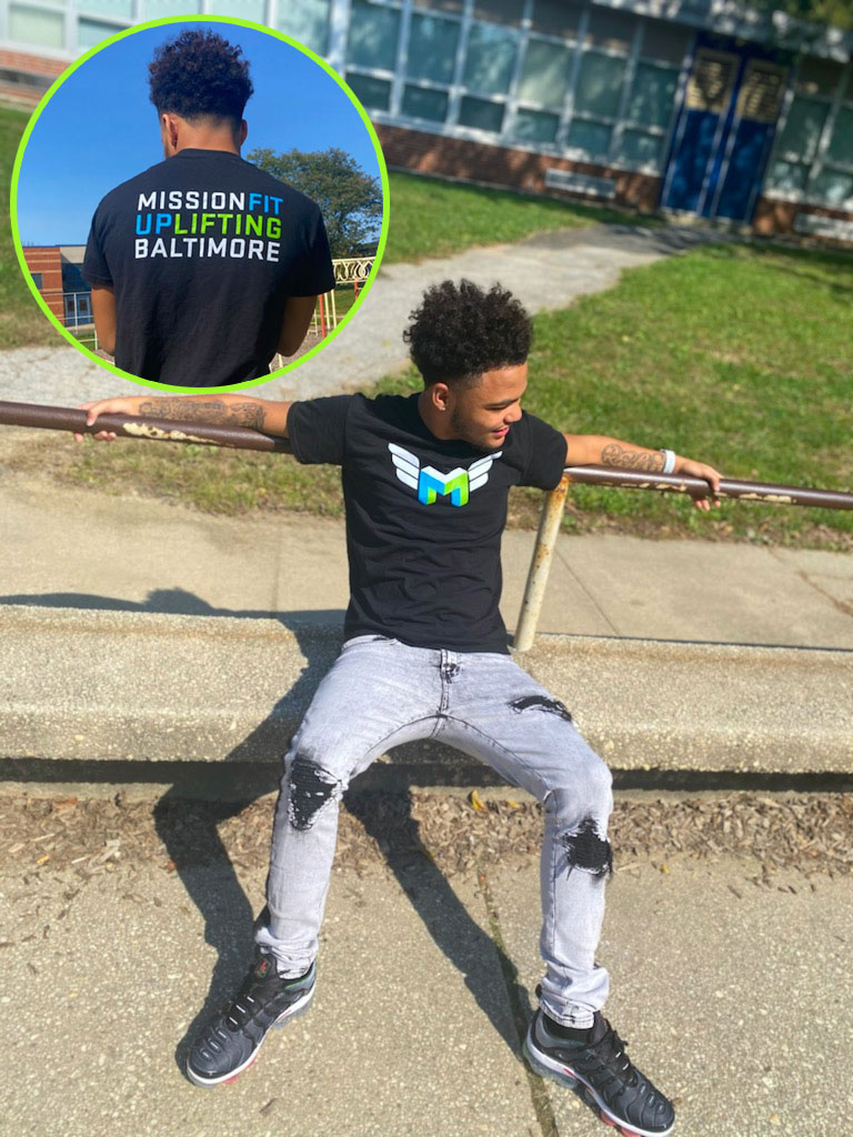 MissionFit Uplighting Baltimore t-shirt